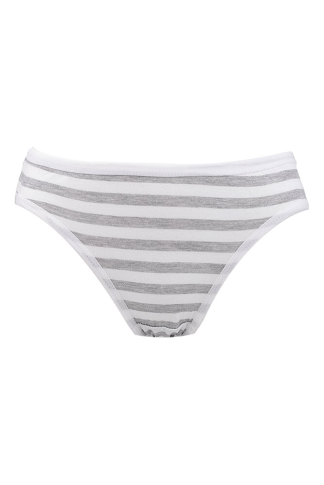 Tutku Irmak Striped Woman Panties 538 | White