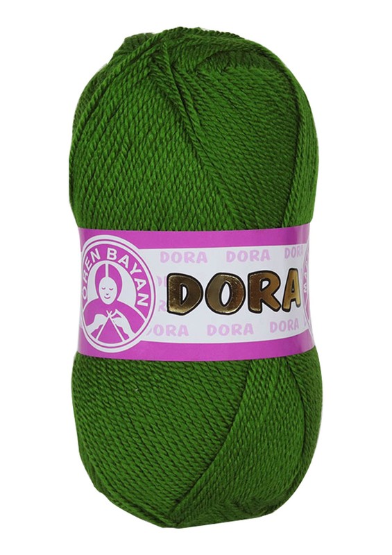 ÖREN BAYAN - Ören Bayan Dora El Örgü İpi Engerek Yeşili 087