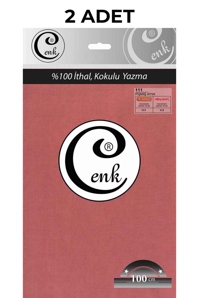 Cenk Dikişsiz Düz Yazma 100 cm 2 li 111