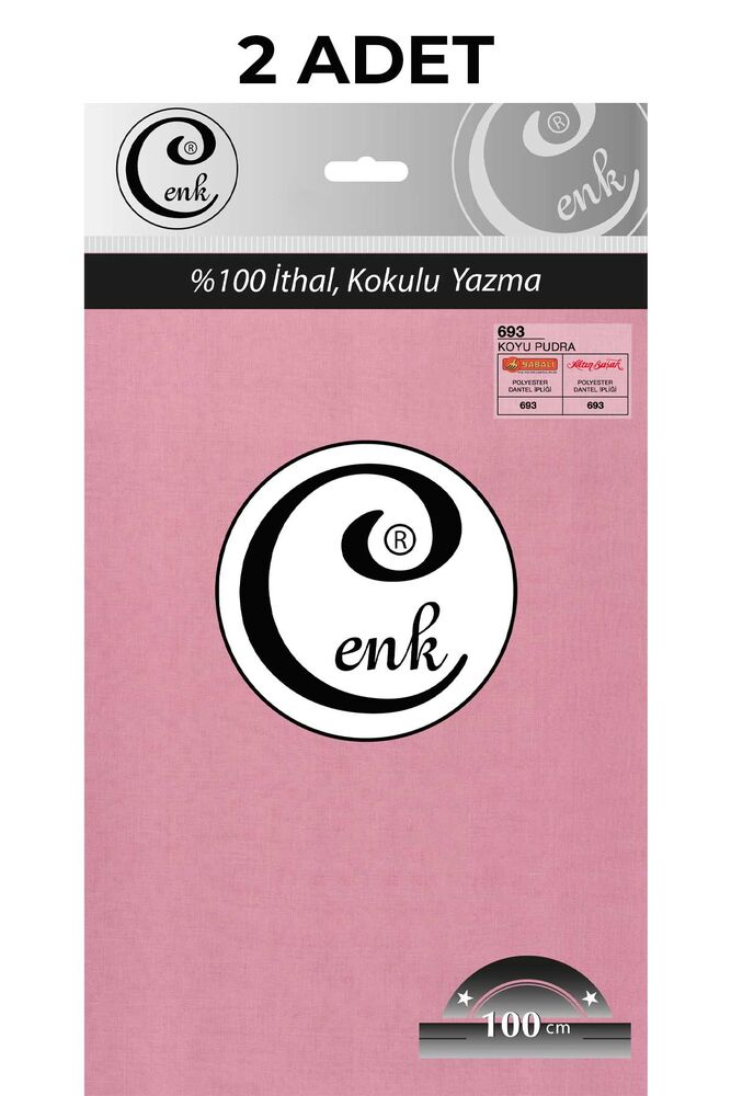 Cenk Dikişsiz Düz Yazma 100 cm 2 li 693