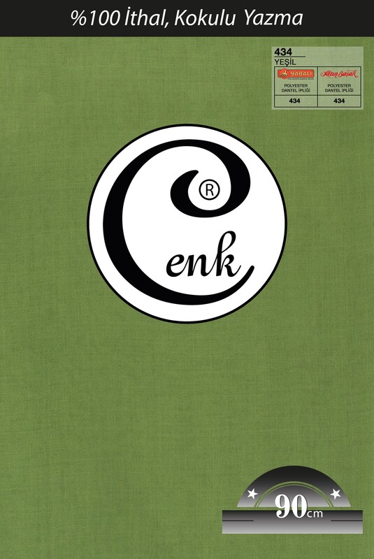 CENK - Cenk Dikişsiz Düz Yazma 90 cm | Yeşil