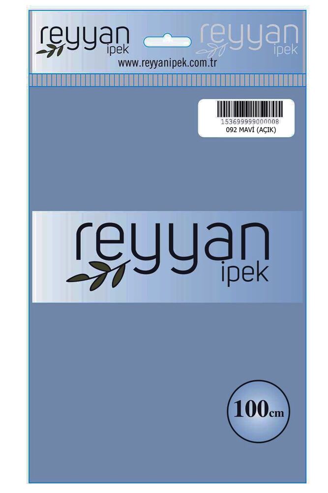 Reyyan Dikişsiz Düz Yazma 100 cm | Açık Mavi 092