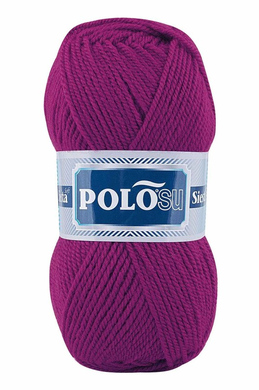 Polosu - Polosu Siesta Soft El Örgü İpi Koyu Fuşya 209