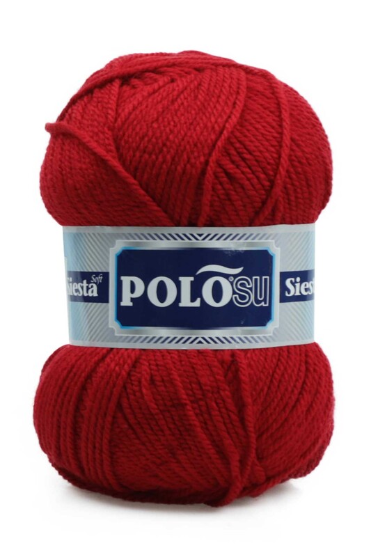 Polosu - Polosu Siesta Soft El Örgü İpi Kırmızı 205