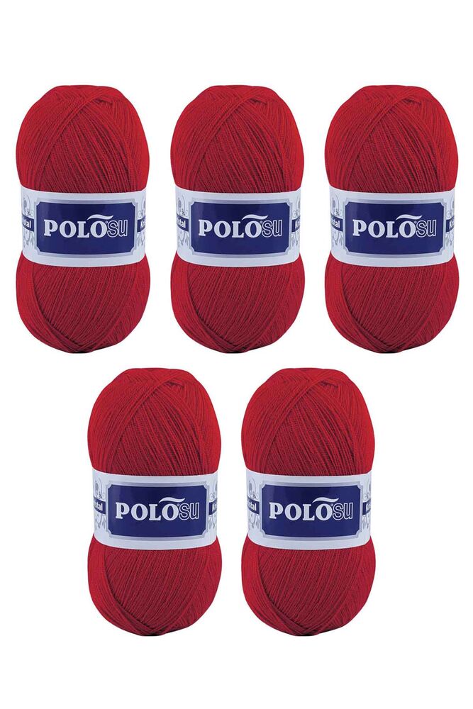 Polosu My Kristal El Örgü İpi 5 li Kırmızı 133