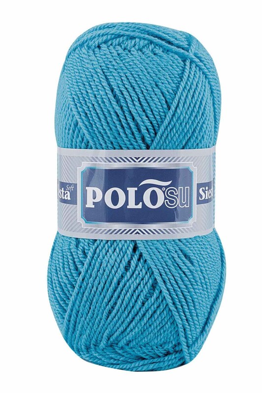 Polosu - Polosu Siesta Soft El Örgü İpi Cam Mavi 220
