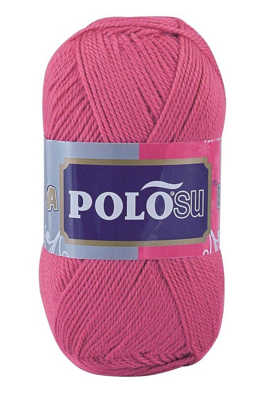 Polosu - Polosu Lüks Patiklik El Örgü İpi Şeker Pembe 319