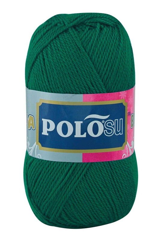 Polosu - Polosu Lüks Patiklik El Örgü İpi Yeşil 353