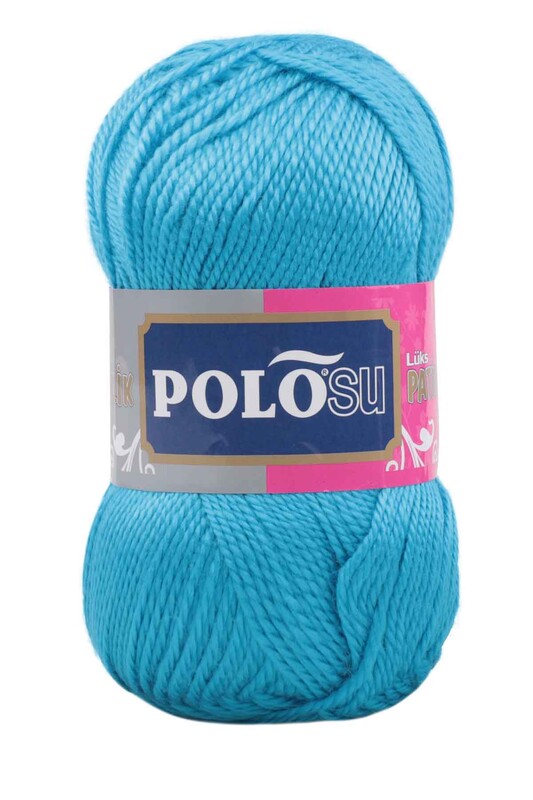 Polosu - Polosu Lüks Patiklik El Örgü İpi Cam Mavi 301