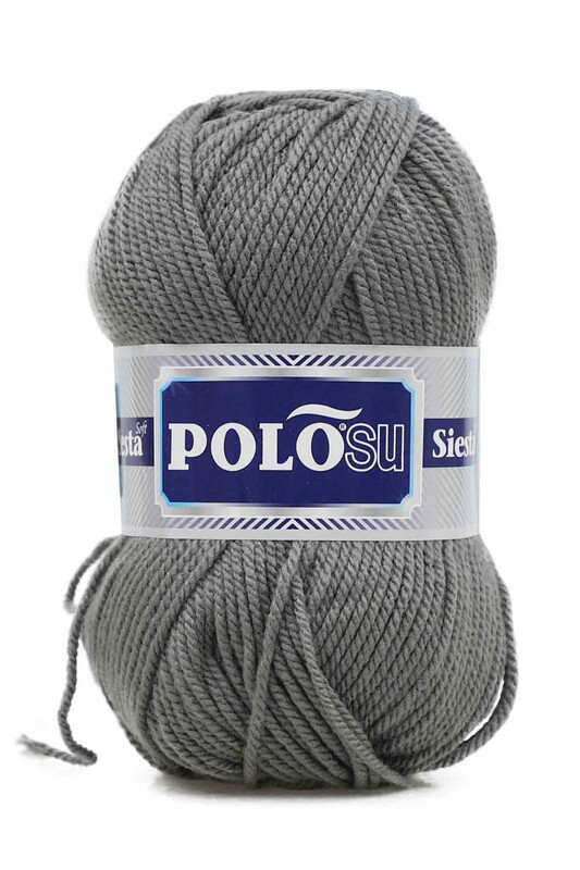 Polosu - Polosu Siesta Soft El Örgü İpi Koyu Gri 234