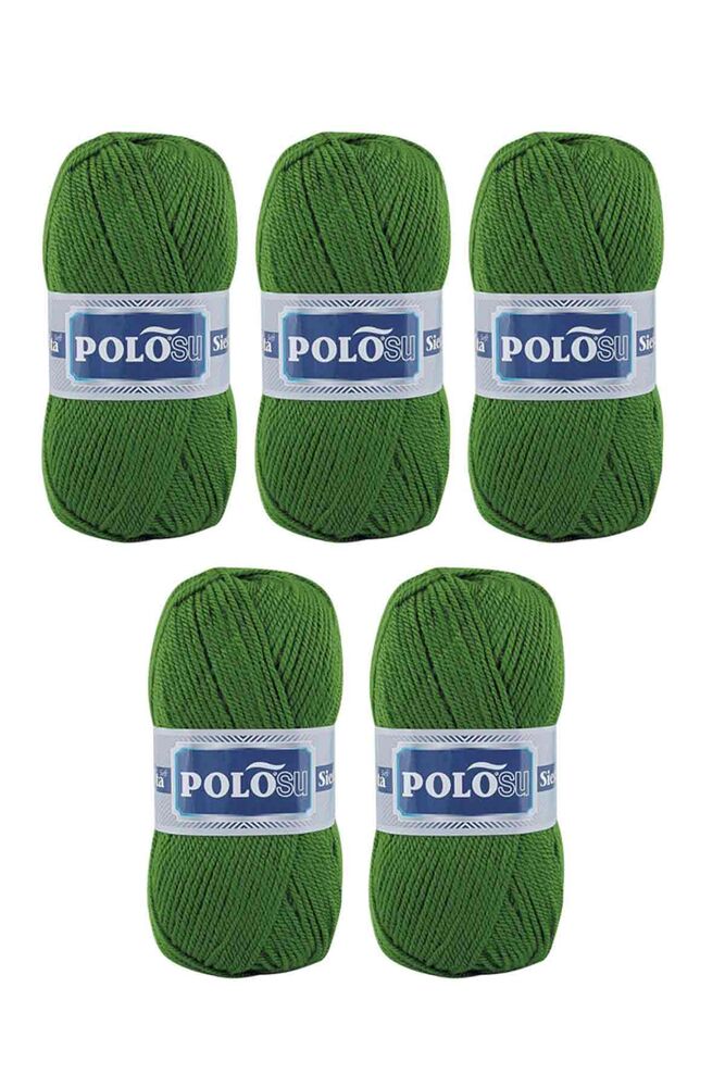 Polosu Siesta Soft El Örgü İpi 5 li Koyu Yeşil 225
