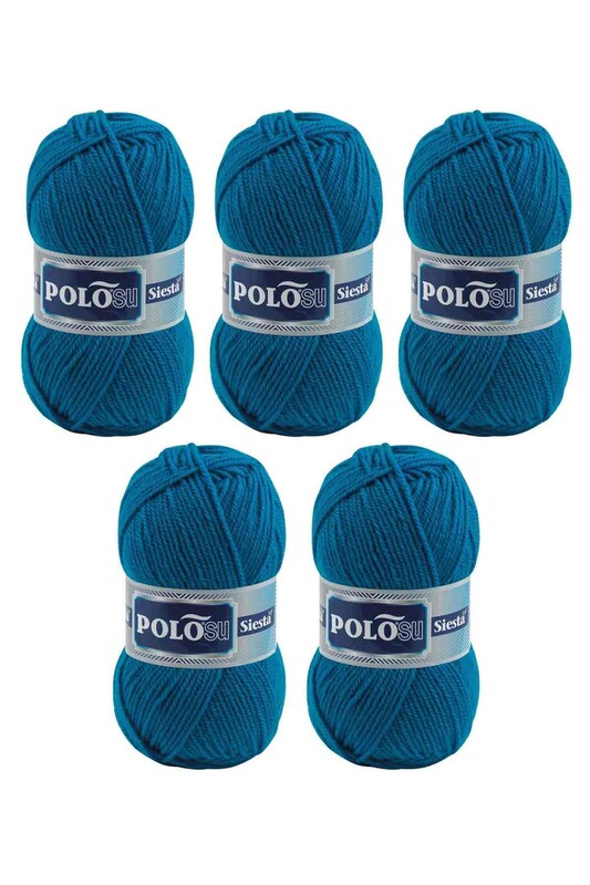 Polosu - Polosu Siesta Soft El Örgü İpi 5 li Koyu Mavi 221