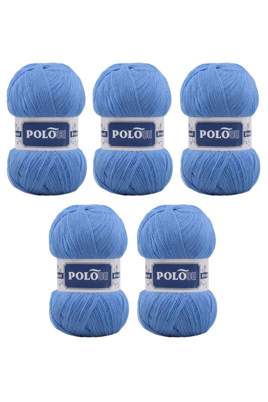Polosu - Polosu My Kristal El Örgü İpi 5 li Koyu Mavi 112