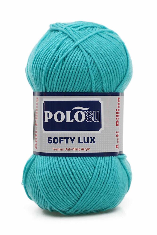 Polosu Softy Lux El Örgü İpi Koyu Mint 466