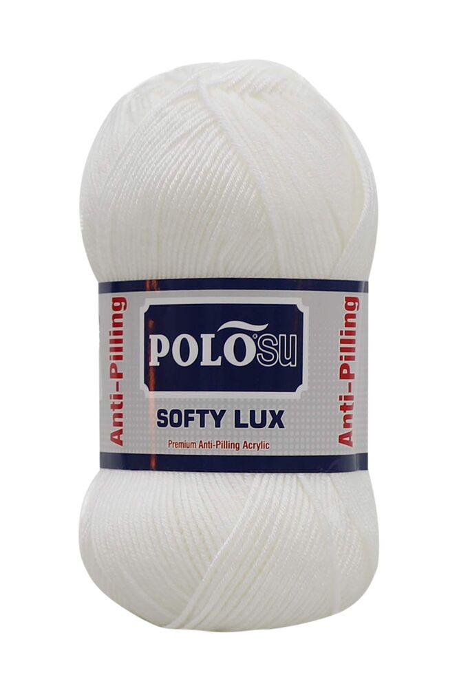Polosu Softy Lux El Örgü İpi Beyaz 401