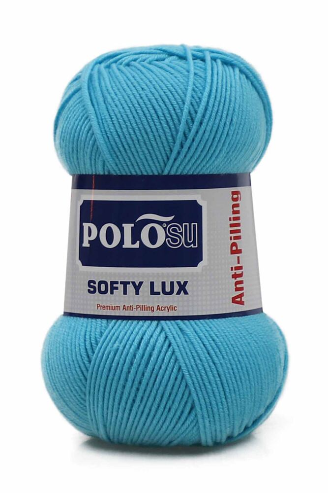Polosu Softy Lux El Örgü İpi Mavi 447