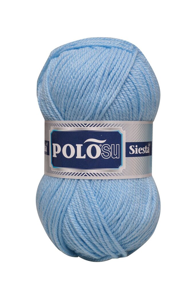 Polosu Siesta Soft El Örgü İpi Bebe Mavi 219