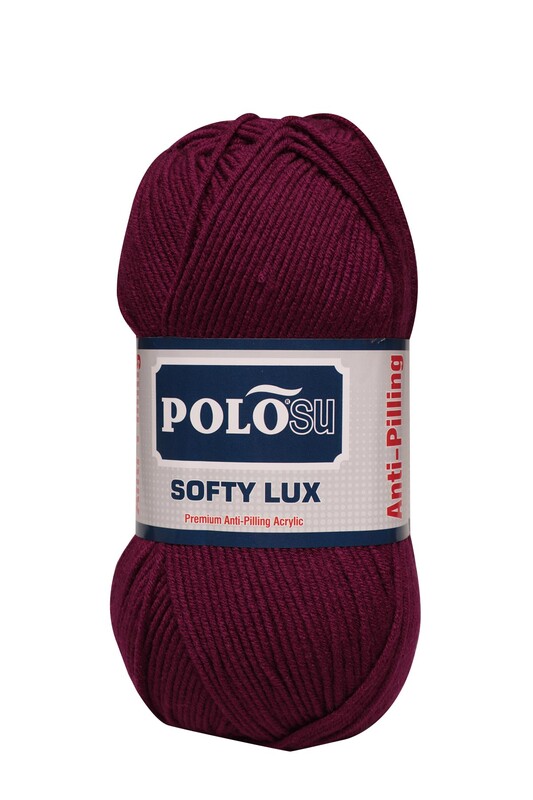 Polosu - Polosu Softy Lux El Örgü İpi Bordo 407