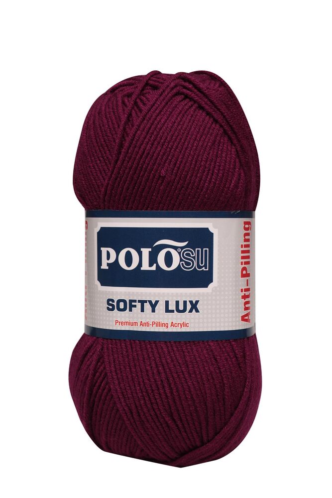 Polosu Softy Lux El Örgü İpi Bordo 407