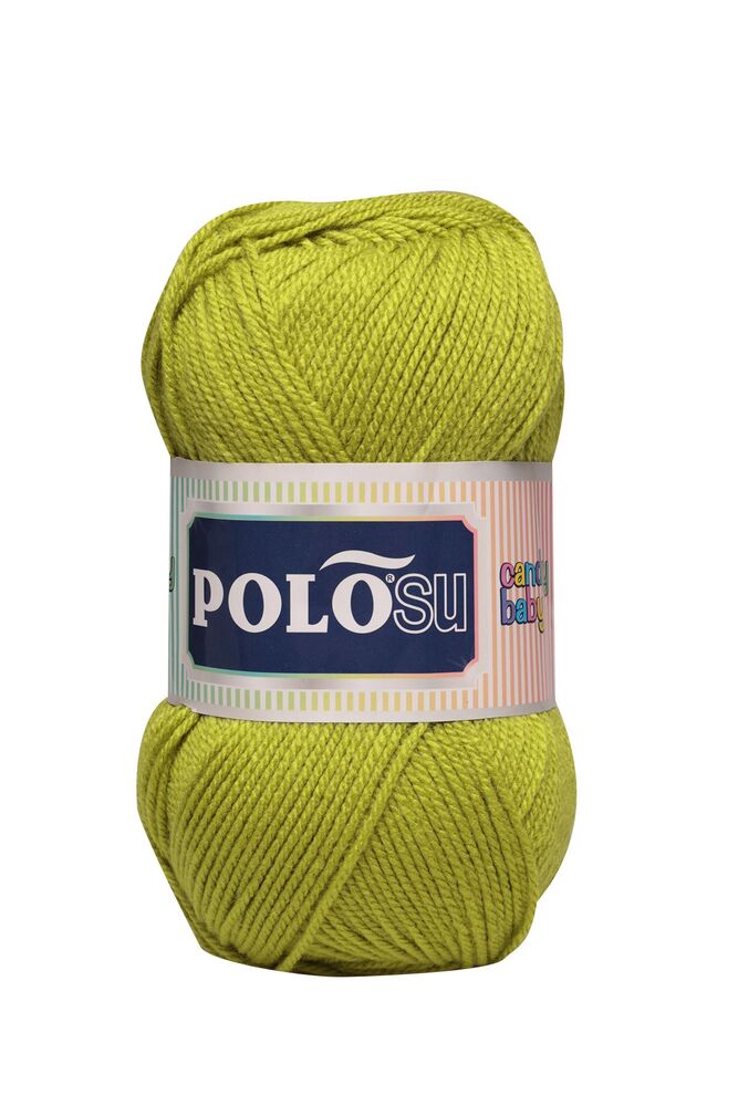 Polosu Candy Baby El Örgü İpi Fıstık Yeşil 224