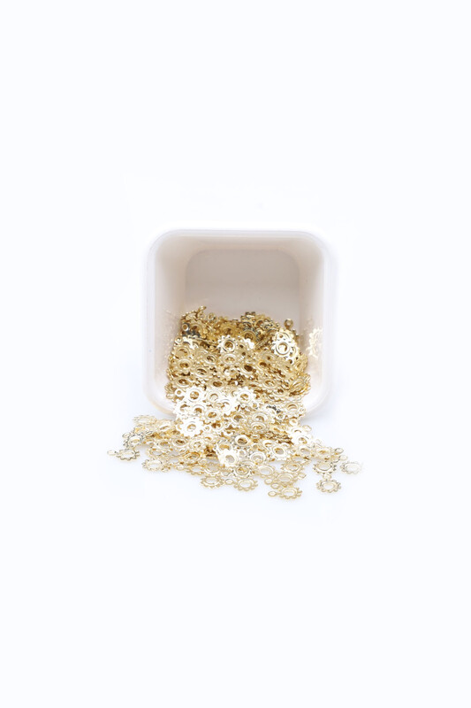 PULSAN - Pulsan Demir Pul Altın Kulplu Çiçek 003 23 gr