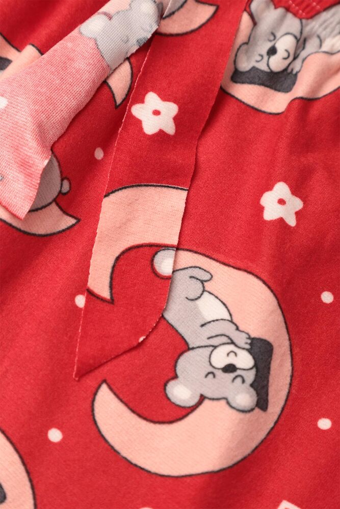 Figürlü Kadın Pijama Altı 0708 | Kırmızı