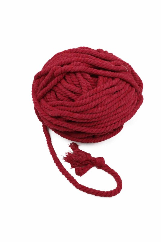 SİMİSSO - Twisted Cotton Rope 10 mm|Red