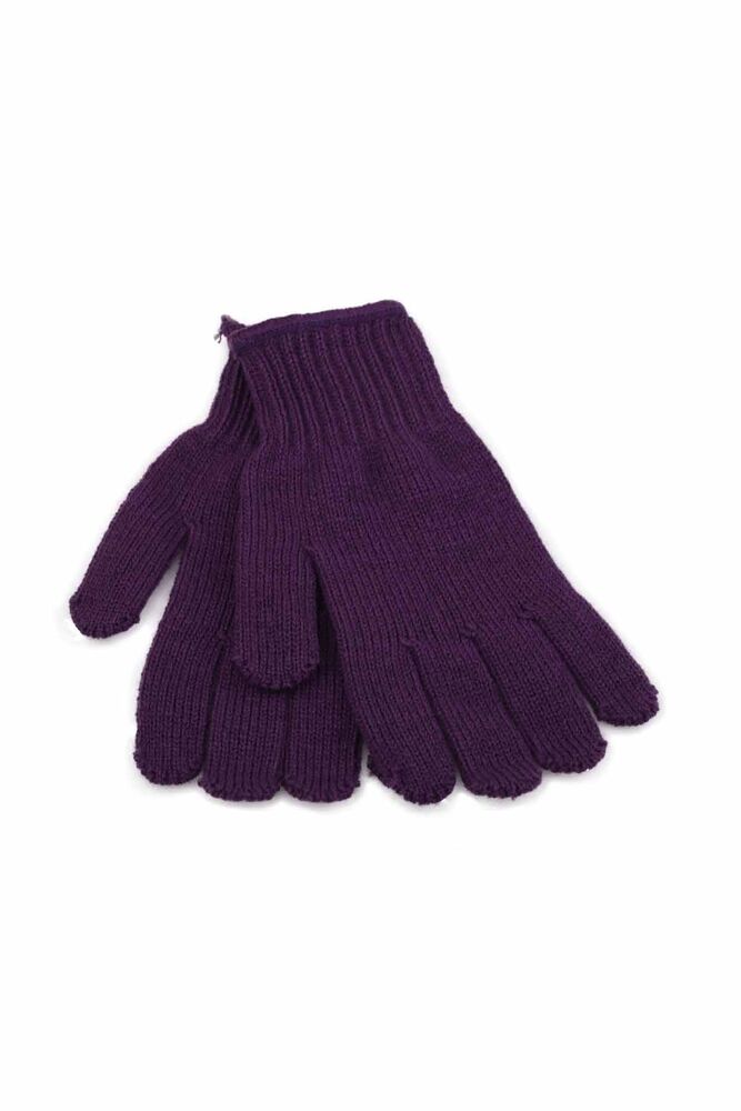 Knitted Kid Gloves | Purple