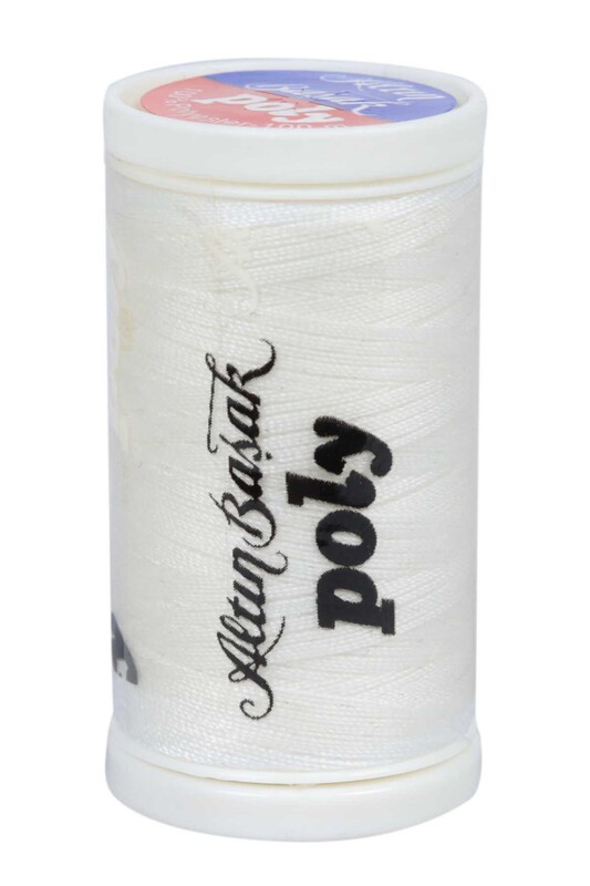 ALTINBAŞAK - Polyester Sewing Thread Altınbaşak Poly 100 Metres| White