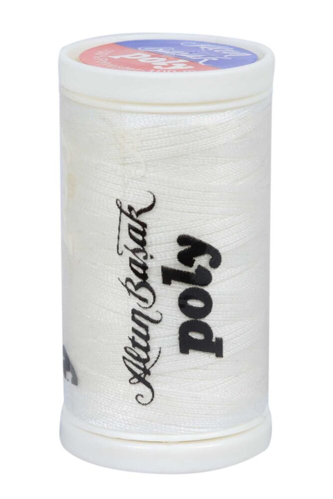 Polyester Sewing Thread Altınbaşak Poly 100 Metres| White