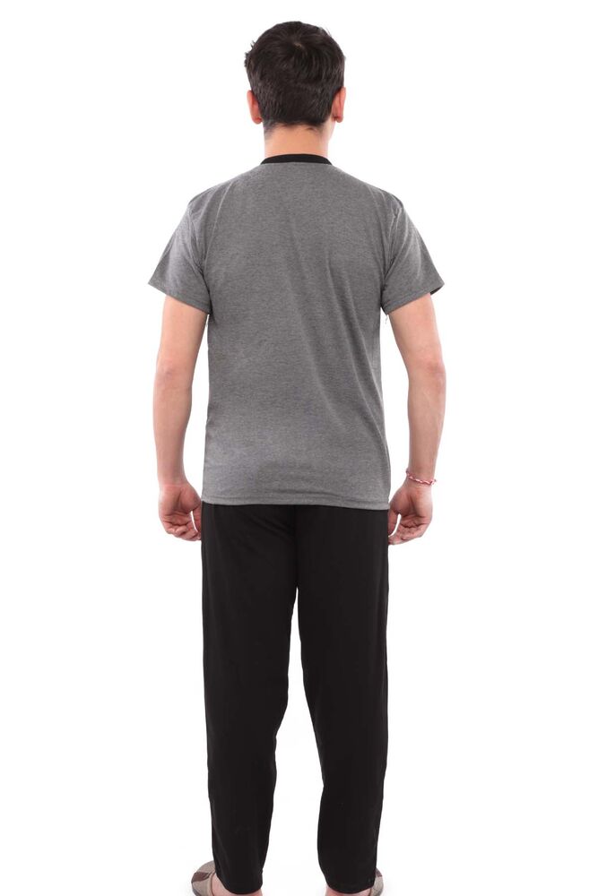 Sude Short Sleeved Man Pyjama Set 014 | Gray