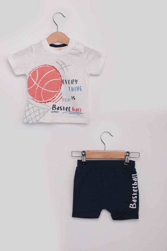Luminoso - Basketball Boys Shorts Set | Navy Blue
