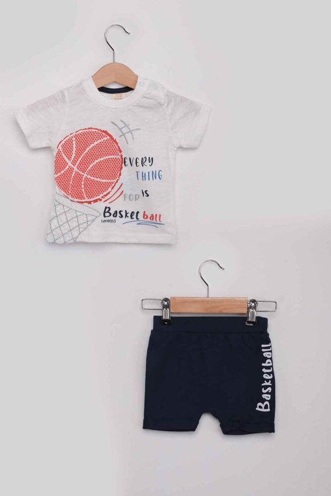 Basketball Boys Shorts Set | Navy Blue