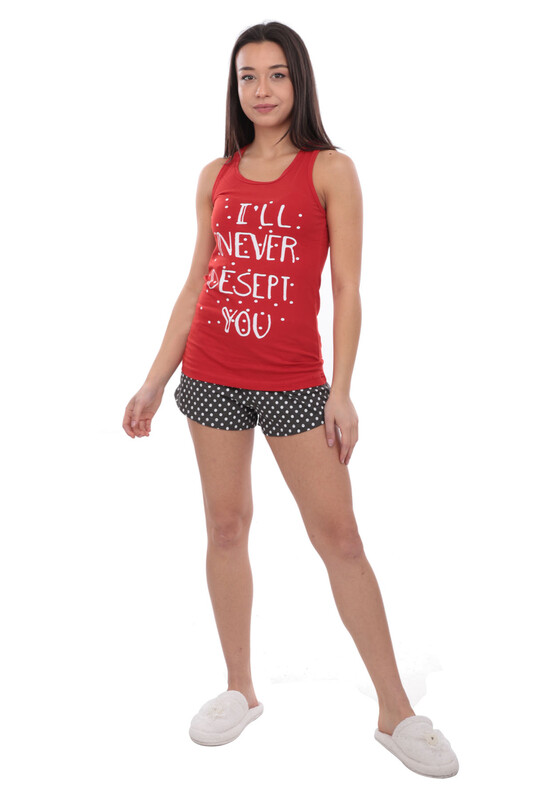 SUDE - Sude Printed Shorts Set | Red