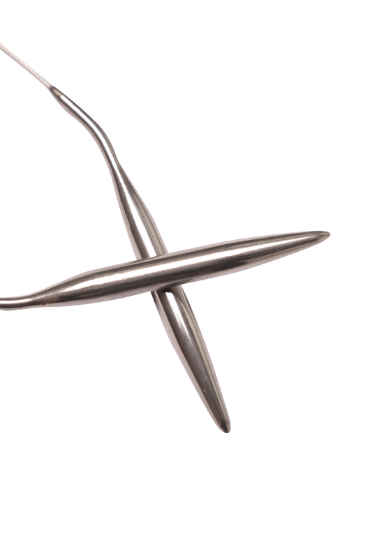 Ercü Çelik Telli Misinalı Şiş 40 cm | Standart - Thumbnail