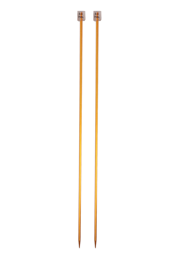 Sultan Renkli Metalik Örgü Şişi 35 Cm 3.5 mm