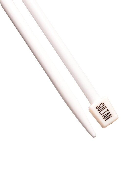 Sultan Lüx Beyaz Şiş 35 cm | Standart - Thumbnail