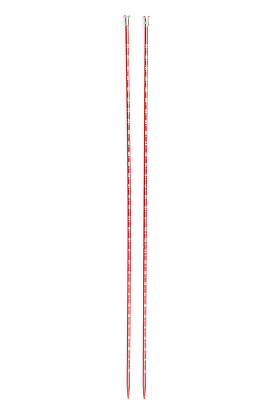 Yabalı Cetvelli Örgü Şiş 35 cm 3,5 mm - Thumbnail