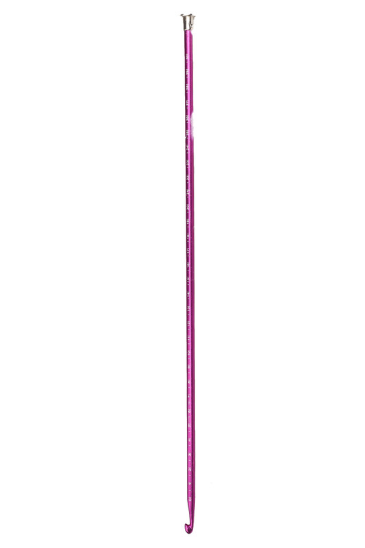 Yabalı Cetvelli Örgü Tığ 35 cm 6 mm - Thumbnail