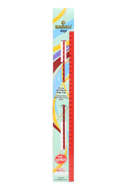 YABALI - Yabalı Cetvelli Örgü Tığ 35 cm 4,5 mm