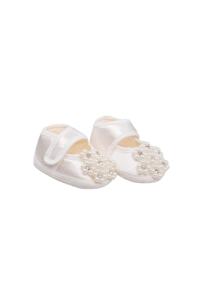 İnci Stoned Mom Baby Slippers Set 201 | Cream