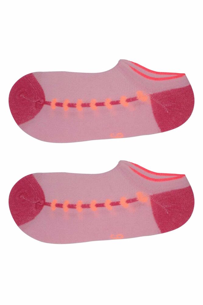 Heart Printed Girl Socks 309 | Pink