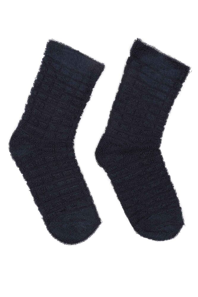 Girl Inverted Towel Socks 311 | Ultramarine