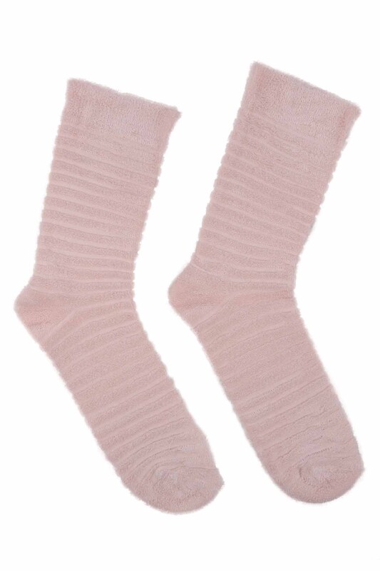 ARC - Girl Inverted Towel Socks 312 | Cream