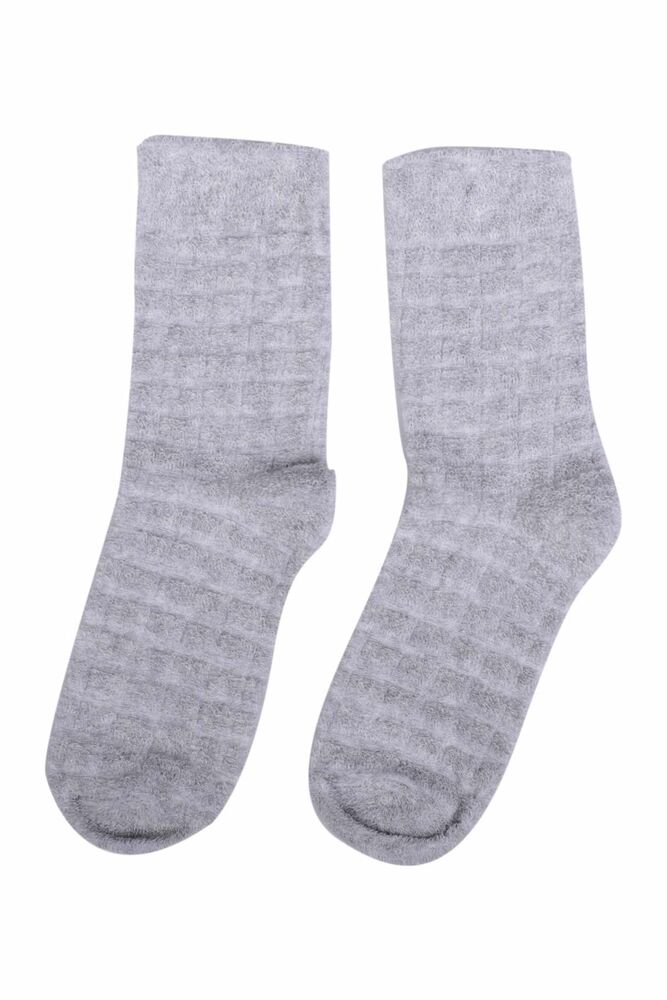 Girl Inverted Towel Socks 311 | Gray
