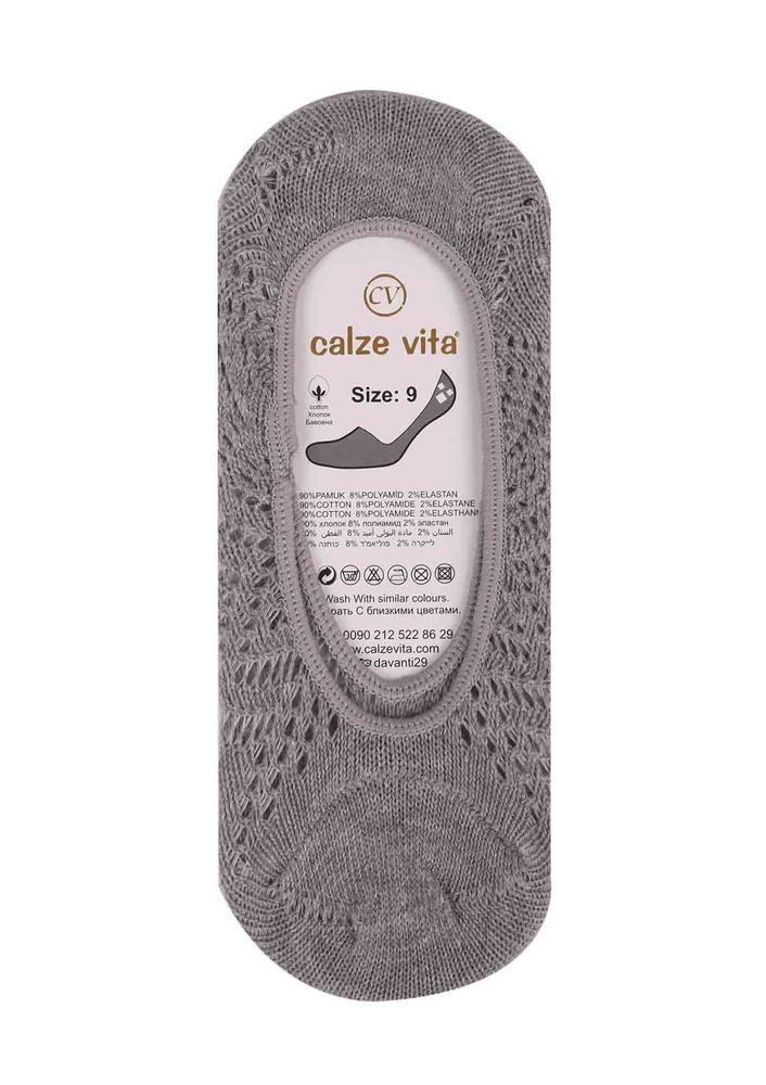 Calze Vita No Show Socks 555 | Gray