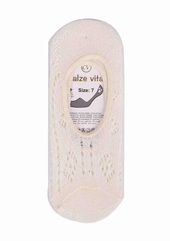 Calze Vita No Show Socks 555 | Cream