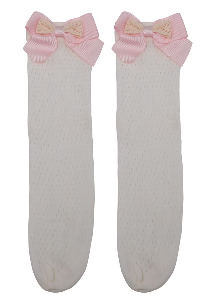 DayMod Romina Low Knee Girl Socks | White