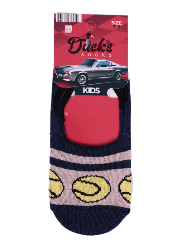 DUCKS - Ducks Kid No Show Socks 9005 | Navy Blue