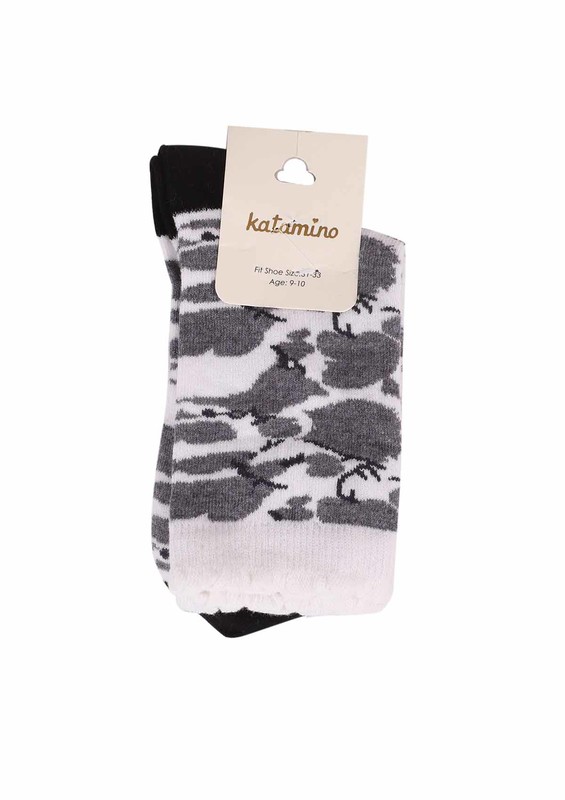 KATAMİNO - Katamino Short Socks 5403 | Black